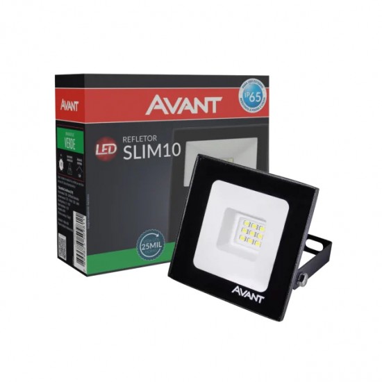 REFLETOR LED AVANT  10W VERDE BIV IP65 PC 1