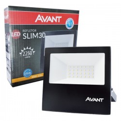 REFLETOR LED AVANT  30W 3000K BIV IP66 2250LM PC 1