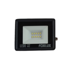 REFLETOR LED FOXLUX  10W 6500K BIV PTO IP65 PC 1