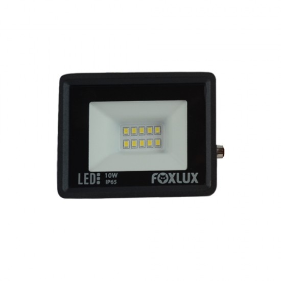 REFLETOR LED FOXLUX  10W 6500K BIV PTO IP65 PC 1