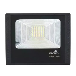 REFLETOR LED GAYA SOLAR PTO  40W 6500K IP65 PC 1