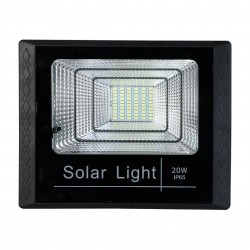 REFLETOR LED GAYA SOLAR PTO 100W 6500K IP65 PC 1