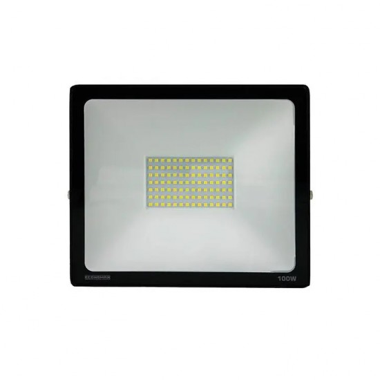 REFLETOR LED KIAN ECONOMAX 100W 6500K BIV IP65 PC 1