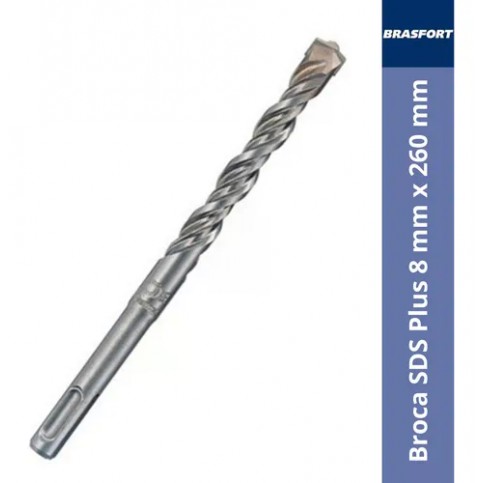 BROCA BRASFORT SDS PLUS  8MM X 260MM 7603 CF 1