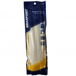 ABRACADEIRA NYLON BRASFORT 2,5 X 200 MM BR C/100 PCTE 1