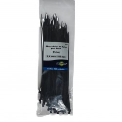 ABRACADEIRA NYLON BRASFORT 2,5 X 200 MM PT C/100 PCTE 1