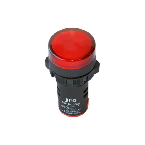 SINALEIRO 22,5MM JNG AD1622DR  24V VM PC 1