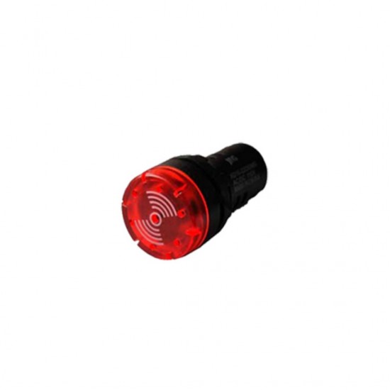 SINALEIRO 22,5MM JNG JAD1622 220V CIGARRA VERMELHO PC 1