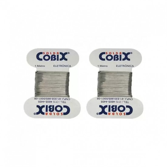SOLDA CARTELA COBIX AZUL C/2 UNIDADES PC 1
