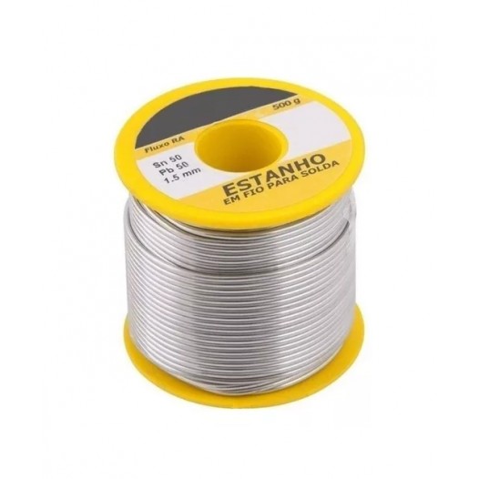SOLDA ROLO EMAVI C/500G AMARELO 1,5MM PC 1