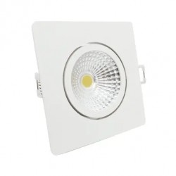 SPOT EMB.SUPER LED FOXLUX QUAD 5W 3000K 08,9CM PC 1