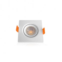SPOT EMB.SUPER LED OUROLUX QUAD BC 3W 6400K 7,4CM PC 1