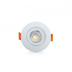 SPOT EMB.SUPER LED OUROLUX RED BC 3W 6400K 7,4CM PC 1