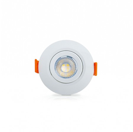 SPOT EMB.SUPER LED OUROLUX RED BC 3W 6400K 7,4CM PC 1