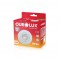 SPOT EMB.SUPER LED OUROLUX RED BC 5W 4000K 8,9CM PC 1