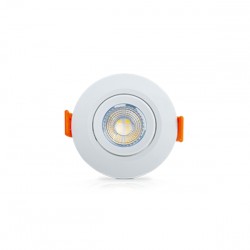 SPOT EMB.SUPER LED OUROLUX RED BC 5W 6400K 8,9CM PC 1