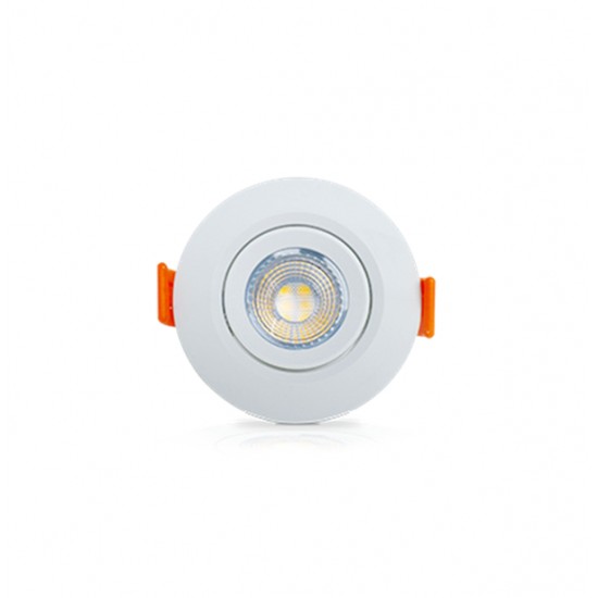 SPOT EMB.SUPER LED OUROLUX RED BC 5W 6400K 8,9CM PC 1