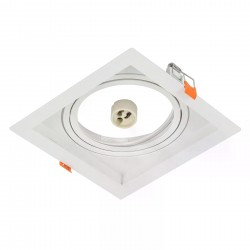 SPOT RECUADO DIRECIONAVEL GAYA AR111 BCO PC 1