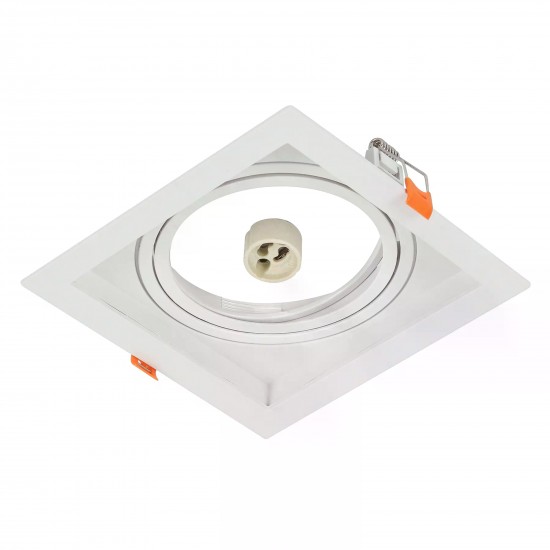SPOT RECUADO DIRECIONAVEL GAYA AR111 BCO PC 1