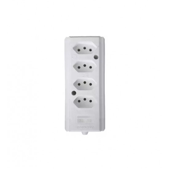 TOM.BARRA INTERNEED BIAMP QUADRUPLA 2P+T BR 10/20A PC 1