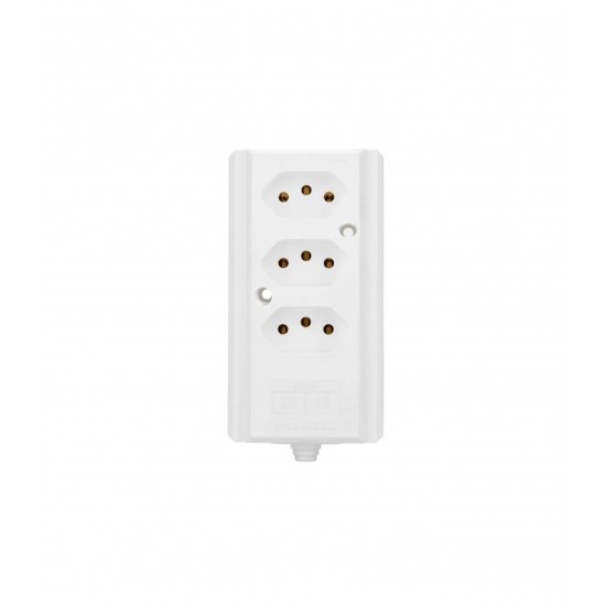 TOM.BARRA INTERNEED BIAMP TRIPLA 2P+T BR 10/20A PC 1
