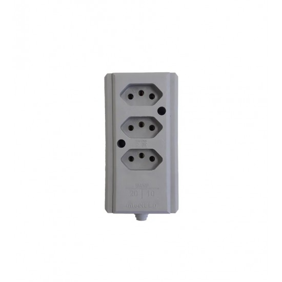 TOM.BARRA INTERNEED BIAMP TRIPLA 2P+T CZ 10/20A PC 1