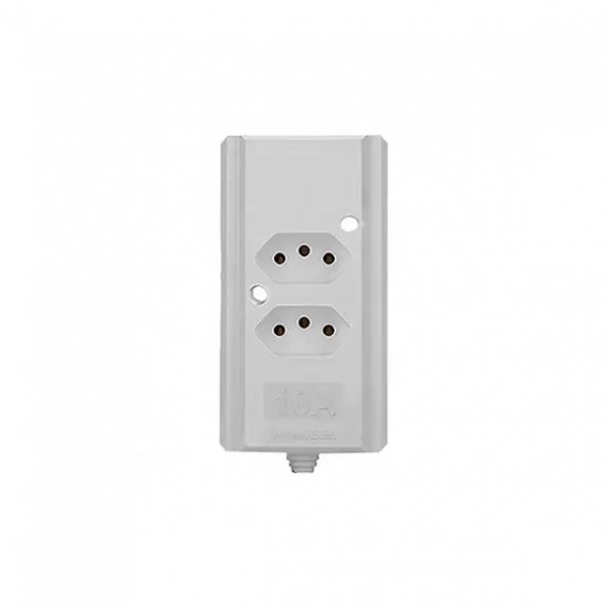 TOM.BARRA INTERNEED DUPLA 2P+T 10A BR PC 1