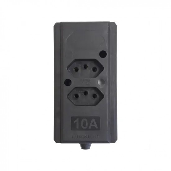 TOM.BARRA INTERNEED DUPLA 2P+T 10A PR PC 1