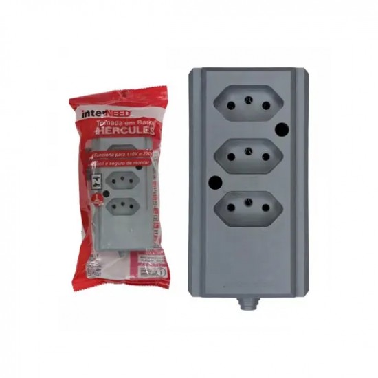 TOM.BARRA INTERNEED TRIPLA 2P+T 10A CZ  PC 1