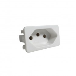TOMADA 2P+T MARGIRIUS PAINEL 10A BR S/RABICHO PC 1