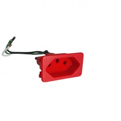 TOMADA 2P+T MARGIRIUS PAINEL 10A VM C/RABICHO PC 1