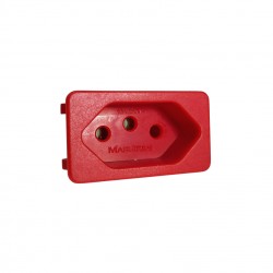 TOMADA 2P+T MARGIRIUS PAINEL 10A VM S/RABICHO PC 1