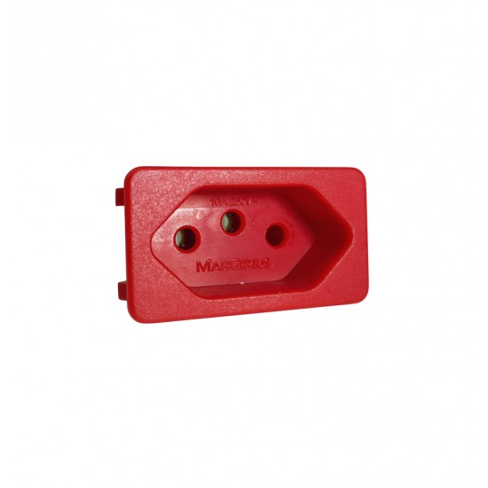 TOMADA 2P+T MARGIRIUS PAINEL 10A VM S/RABICHO PC 1
