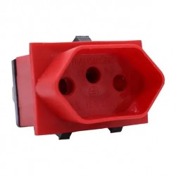 TOMADA 2P+T TRANSMOBIL PAINEL 16A VM 30024  PC 1