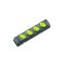 TOMADA BARRA FIOLUX QUADRUPLA 2P+T 20A PR PC 1