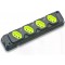 TOMADA BARRA FIOLUX QUADRUPLA 2P+T 20A PR PC 1