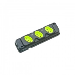 TOMADA BARRA FIOLUX TRIPLA 2P+T 20A PR PC 1