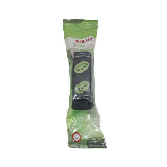 TOMADA BARRA FIOLUX.DUPLA 2P+T 20A PR EMBALADA PC 1