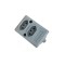 TOMADA BARRA NATICON DUPLA 2P+T 10A CZ PC 1