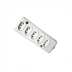TOMADA BARRA NATICON QUINTUPLA 2P+T 10A BR PC 1