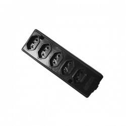 TOMADA BARRA NATICON QUINTUPLA 2P+T 10A PR PC 1