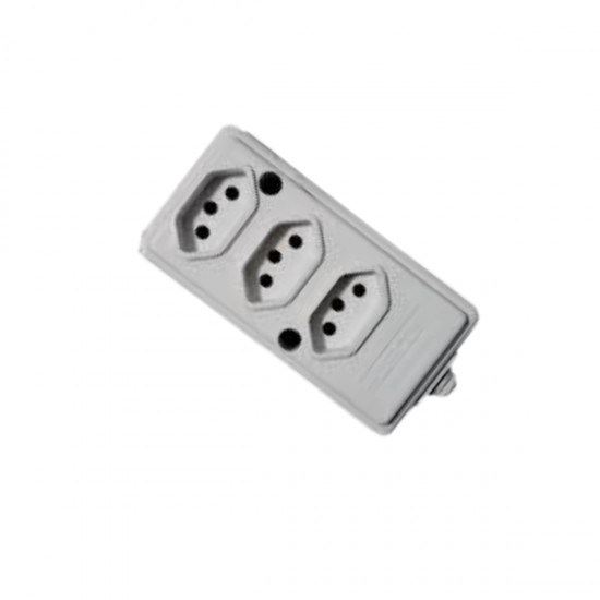 TOMADA BARRA NATICON TRIPLA 2P+T 20A CZ PC 1