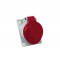 TOMADA EMBUTIR STECK 2P+T 9H 32A 380V VM N-3249 PC 1