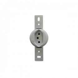 TOMADA PERLEX REDONDA 10A BC 5511BR UN 1