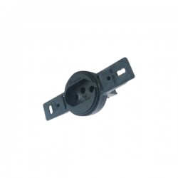 TOMADA PERLEX REDONDA 10A PT 5511PR UN 1