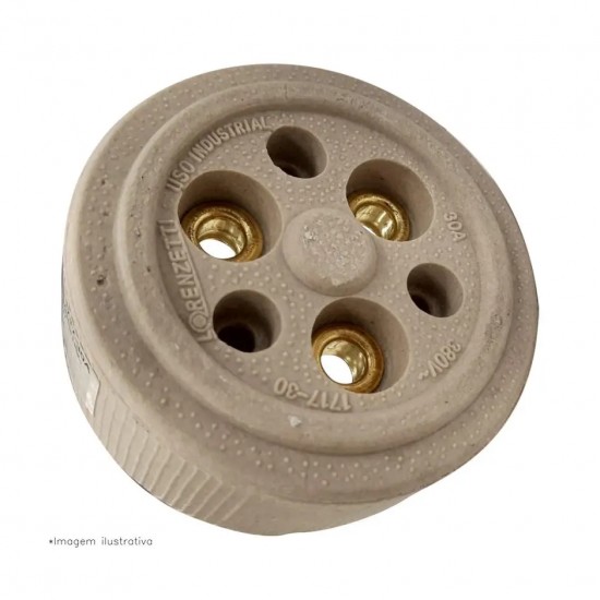 TOMADA POLARIZADA LORENZETTI 3X30 1717/30A-N CF 1