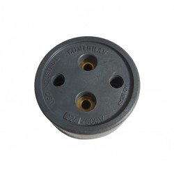 TOMADA POLARIZADA LUMIBRAS 2 X 20 A CINZA CF 1