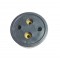 TOMADA POLARIZADA LUMIBRAS 2 X 20 A PRETA CF 1