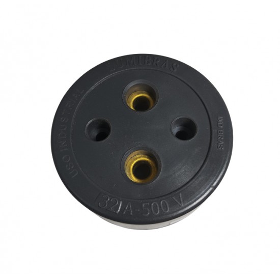 TOMADA POLARIZADA LUMIBRAS 2 X 30 A CINZA CF 1