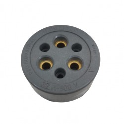 TOMADA POLARIZADA LUMIBRAS 3 X 30 A CINZA UN 1